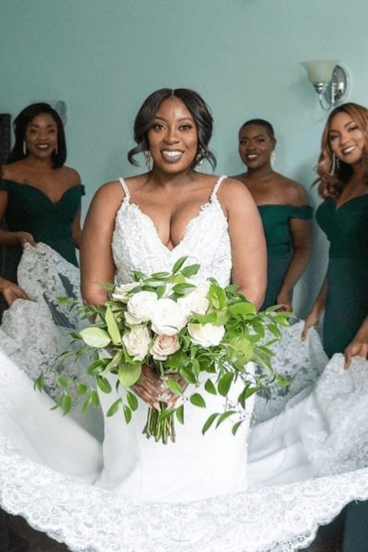 beautiful bride at venue 92 in woodstock georgia
