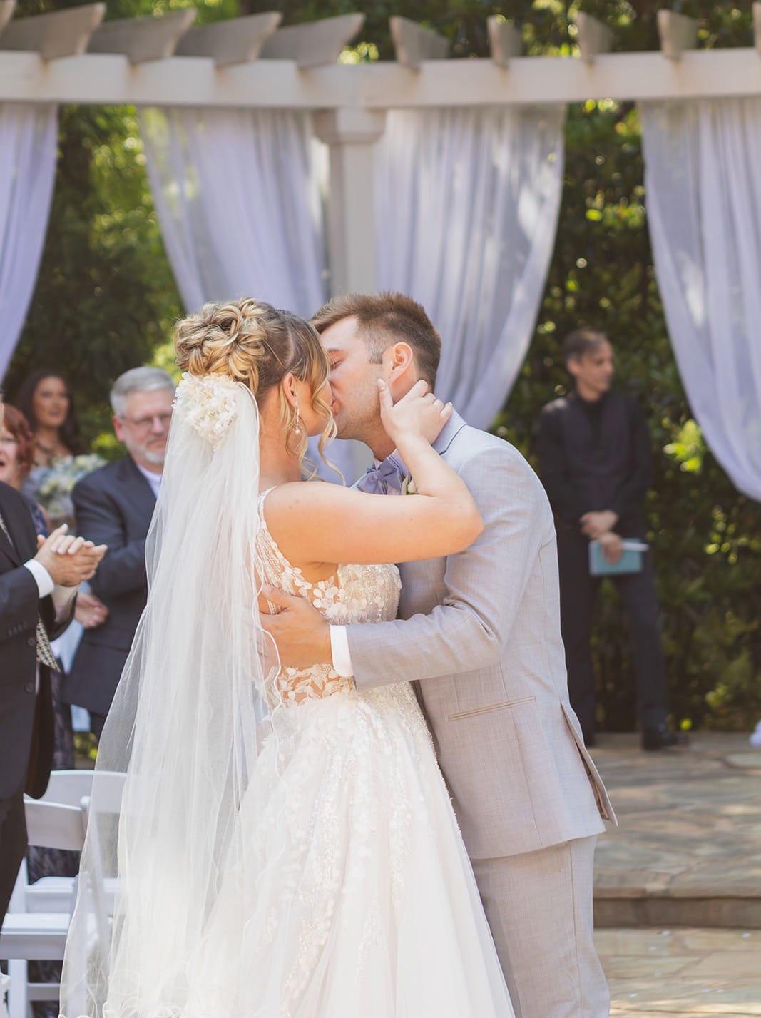 outdoor wedding ceremony at venue 92 in woodstock ga