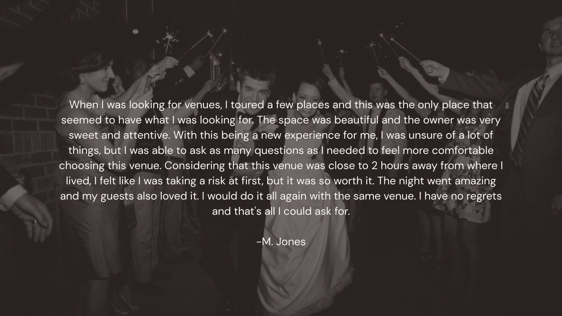 testimonial from bride at venue 92 in woodstock georgia