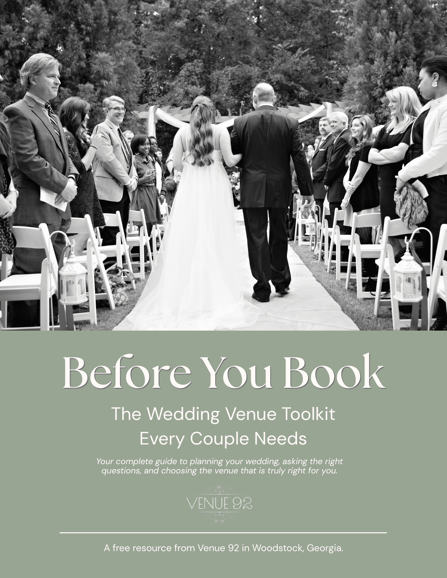 Cover of the Venue 92 Wedding Venue Toolkit